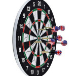 Floklu (Kadifemsi Yüzeyli) 18 inç Dart Oyunu Seti