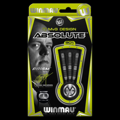 Winmau MvG Absolute 90% Tungsten Çelik Uçlu Dart Oku Winmau MvG Absolute 90% Tungsten Çelik Uçlu Dart Oku