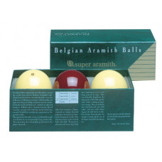 Super Aramith Traditional 3-Bant Karambol Top Seti (61.5 mm)