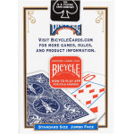 Bicycle Jumbo Index İskambil Destesi - Mavi