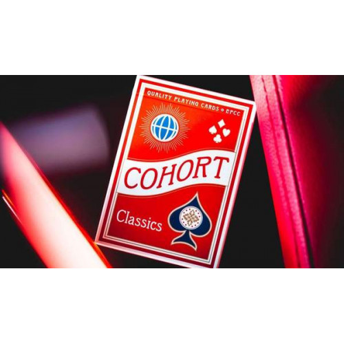 Ellusionist Cohorts İşaretli İskambil Destesi (Kırmızı)