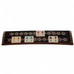 Helena Woodart Ahşap Mozaik İşlemeli Masif Okey Takımı