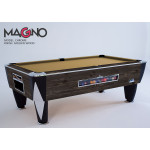 SAM Magno Otomatik Amerikan Bilardo Masası - Golden Wood & Chrome