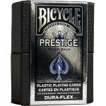 Bicycle Prestige Rider Back %100 Plastik İskambil Destesi (Dura-Flex) - Mavi