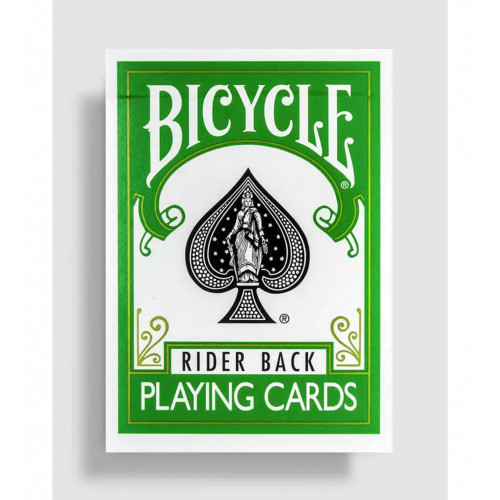 Bicycle Rider Back Yeşil İskambil Destesi