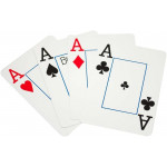 Bicycle Rider Back International Jumbo Index İskambil Destesi - Mavi