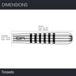 Red Dragon Torpedo 80% Tungsten Çelik Uçlu Dart Oku