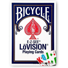 Bicycle EZ-See LoVision Jumbo Mavi Oyun Kartları
