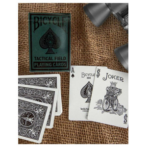 Bicycle Tactical Field Yeşil Oyun Kartları