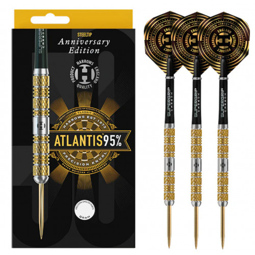 Harrows Atlantis 50. Yıl Özel Serisi 95% Tungsten Çelik Uçlu Dart Oku