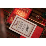 Bee MetalLuxe Red – Kırmızı Metal Folyo Oyun Kartları