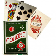 Green Cohorts Vintage Casino Tarzı Oyun Kartları