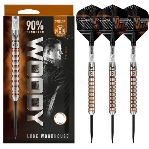 Harrows Luke Woodhouse Seri 2 90% Tungsten Çelik Uçlu Dart Oku