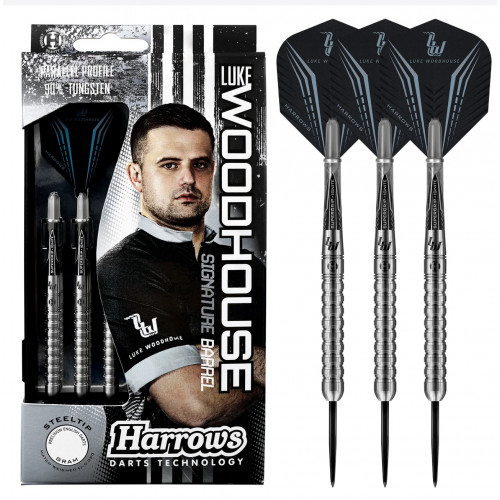 Harrows Luke Woodhouse "Woody" 90% Tungsten Çelik Uçlu Dart Oku