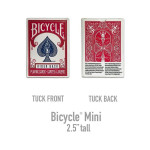 Bicycle Mini Deck Kırmızı Oyun Kartları