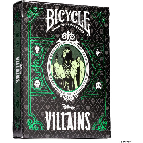 Bicycle Disney Villains (Yeşil) Oyun Kartları 